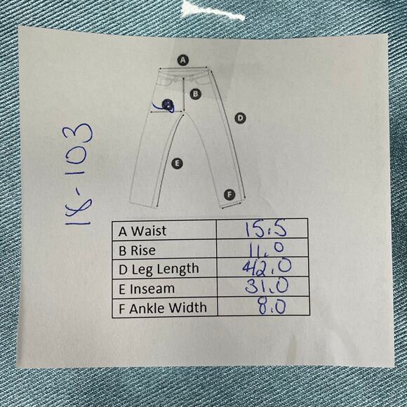 ASOS METALLIC Y2K RETRO VIBES BLUE BUTTON FLY JEANS STRAIGHT SIZE 30 32 - Picture 14 of 14